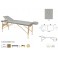 Camilla Plegable Ecopostural Regulable Madera Natural - 70x182 - C3210