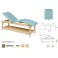 Camilla Fija Ecopostural Madera Natural 3 Cuerpos - C3229