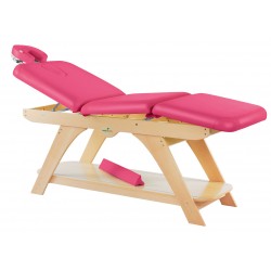 Camilla Fija Ecopostural Madera Natural 3 Cuerpos - C3279