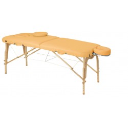 Brancard pliant Ecopostural réglable en bois naturel - 70x186 - C3608