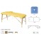 Camilla Plegable Ecopostural Regulable Madera Natural - 70x186 - C3611