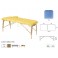 Camilla Plegable Ecopostural Regulable Madera Natural - 70x186 - C3611