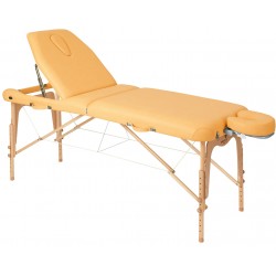 Brancard pliant Ecopostural réglable en bois naturel - 70x186 - C3616