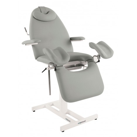 Fauteuil fixe en métal blanc spécialités