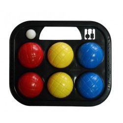 Jeu de 6 boules de pétanque en pvc