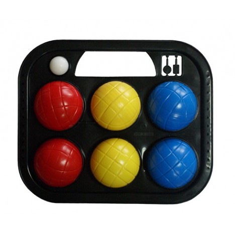 Jeu de 6 boules de pétanque en pvc