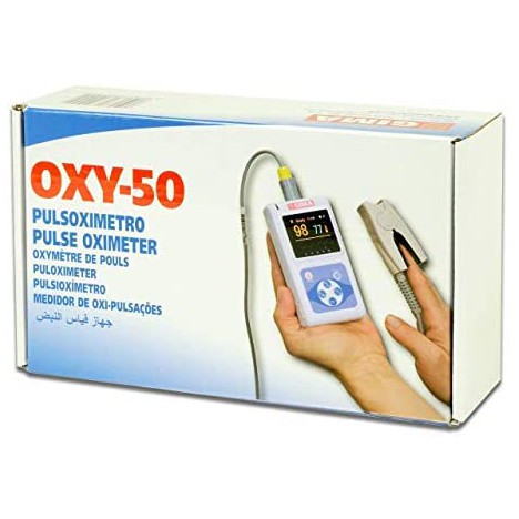 Oxymètre de pouls OXY PC-50 avec écran couleur et sonde