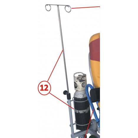 Jeu de deux accoudoirs-rails pour fauteuil