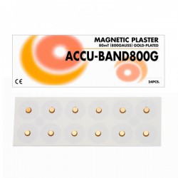 Aimant Accu-Band plaqué or 800 gauss : Diamètre 5mm (24 pièces)