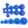 Kit de 12 ventouses en silicone bleu