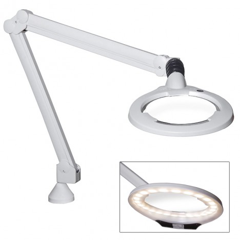 Lampe loupe LED Circus 10W avec cinq dioptries :