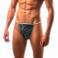 String jetable pour homme en polypropylène TST de 35 grammes couleur noire (100 unités)