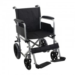 Fauteuil roulant pliable. Petites roues arrière amovibles