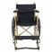 Fauteuil roulant pliant Denver. Dossier et repose-pieds amovibles