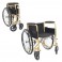 Fauteuil roulant pliant Denver. Dossier et repose-pieds amovibles