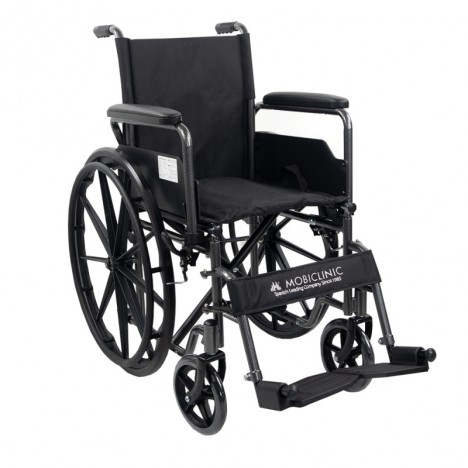 Fauteuil roulant pliant S220 Sevilla. Roues arrière amovibles