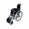 Fauteuil roulant pliant. Roues amovibles