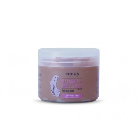 Masque naturel à l'argile rose Kefus 250 ml