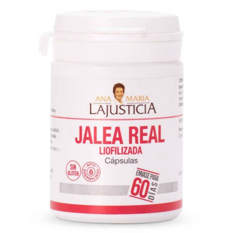 Jalea real con miel liofilizada bote 60 cápsulas