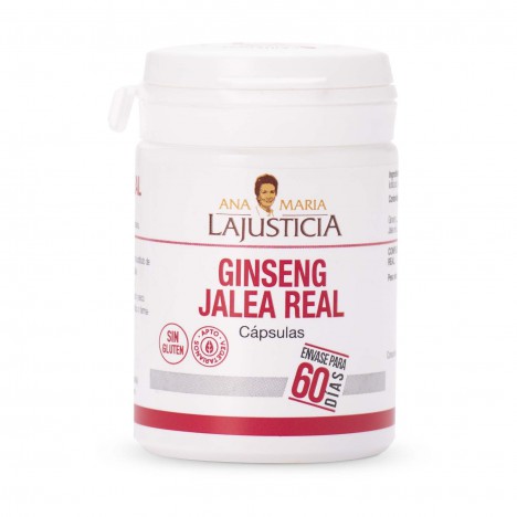 Ginseng + jalea real bote 60 cápsulas