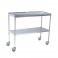 Mesa Inox. Superior con Reborde Inferior Liso Largo 120