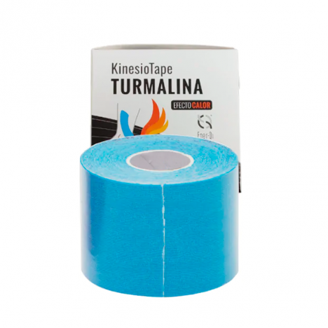 Kinesio Tape Ener-Qi Turmalina 5cmx5m - color azul