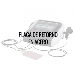 Placa de retorno en acero para Diatermia HR TEK