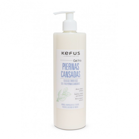 Gel frío piernas cansadas Kefus 500 ml