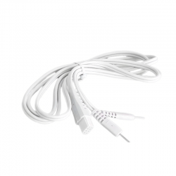 Cable de repuesto color blanco (2/4 canales): compatible con electroestimulador Globus Elite 2 y 4 Pro ***ULTIMAS UNIDADES***