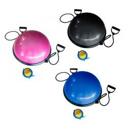 Bosu balance à air de 58 cm de diamètre à haute résistance (différentes couleurs disponibles)